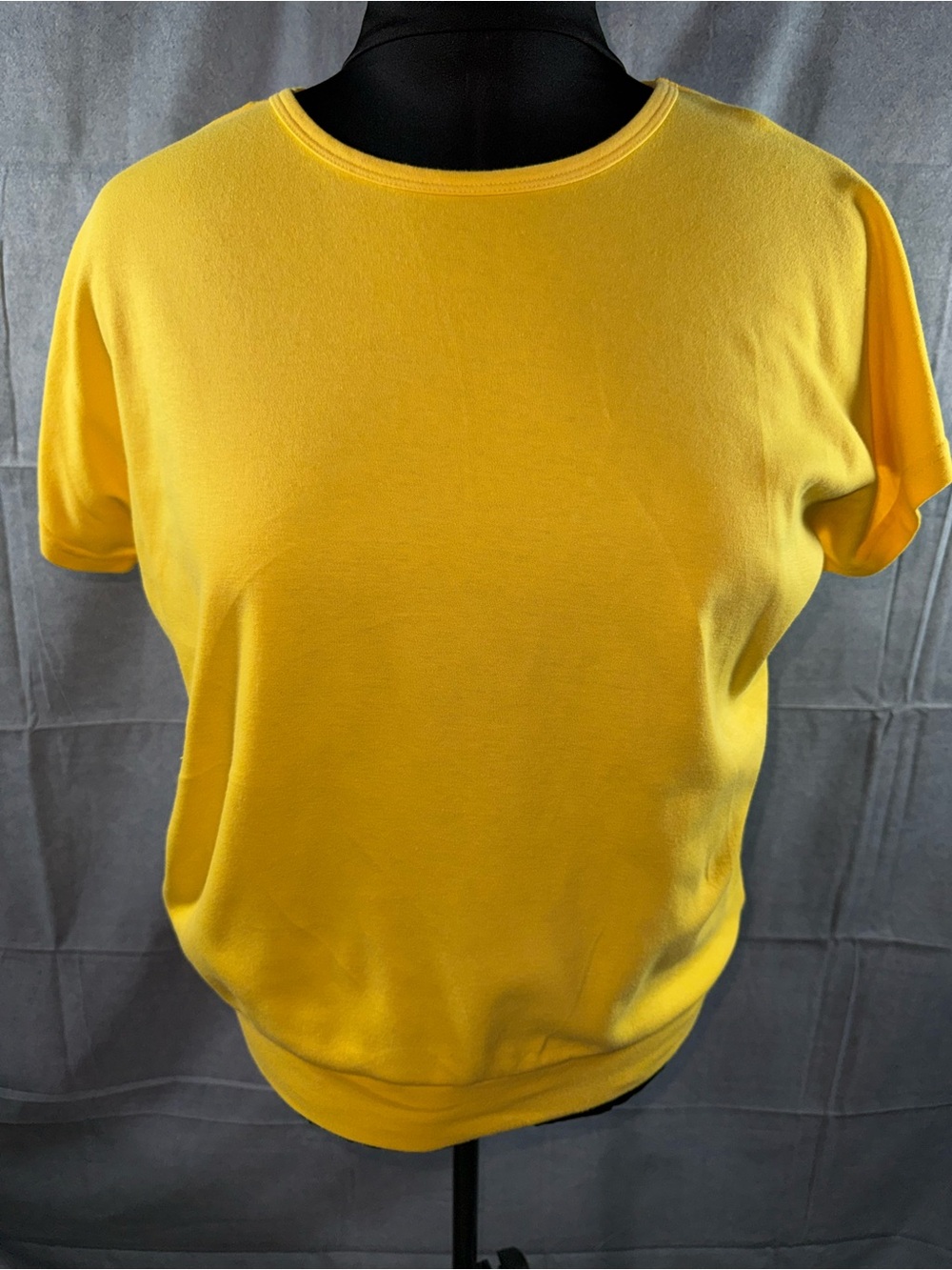 2778-BFA Classics Women's Short-Sleeve Crewneck Top in Bright Yellow